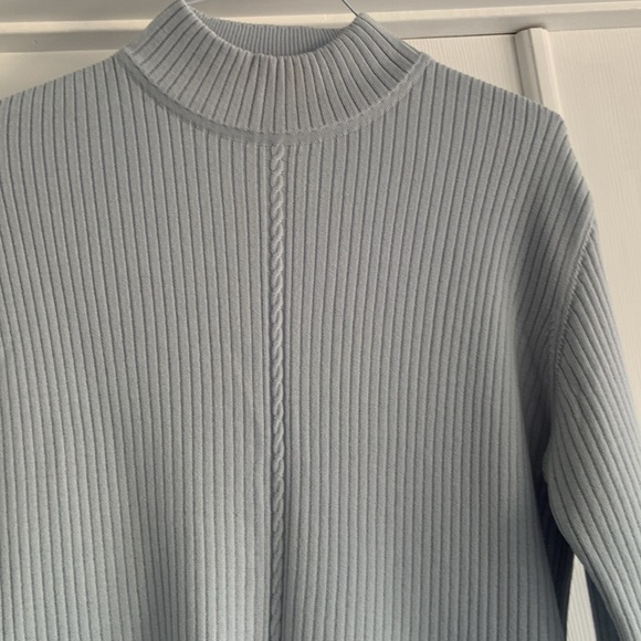 Weekend by Basler light blue pullover long sleeve turtleneck - Picture 2 of 6
